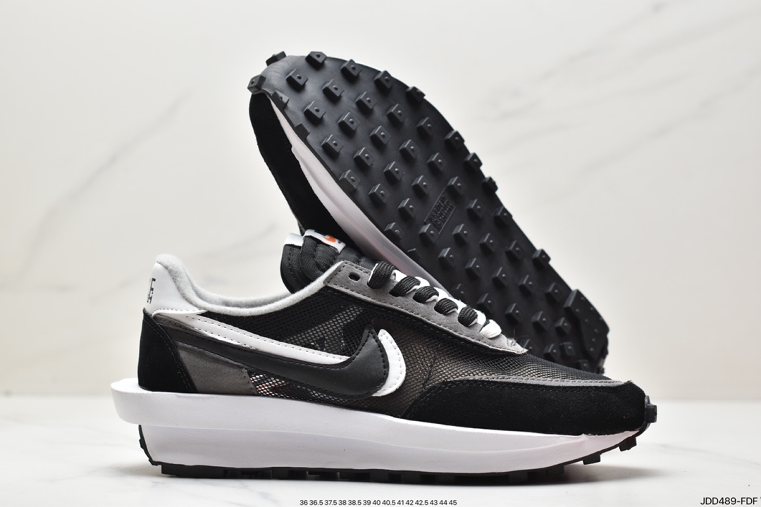 120 Fragment design x Sacai x Nike LDV Waffle Daybreak 藤原浩闪电三方联名深 DH2684-400