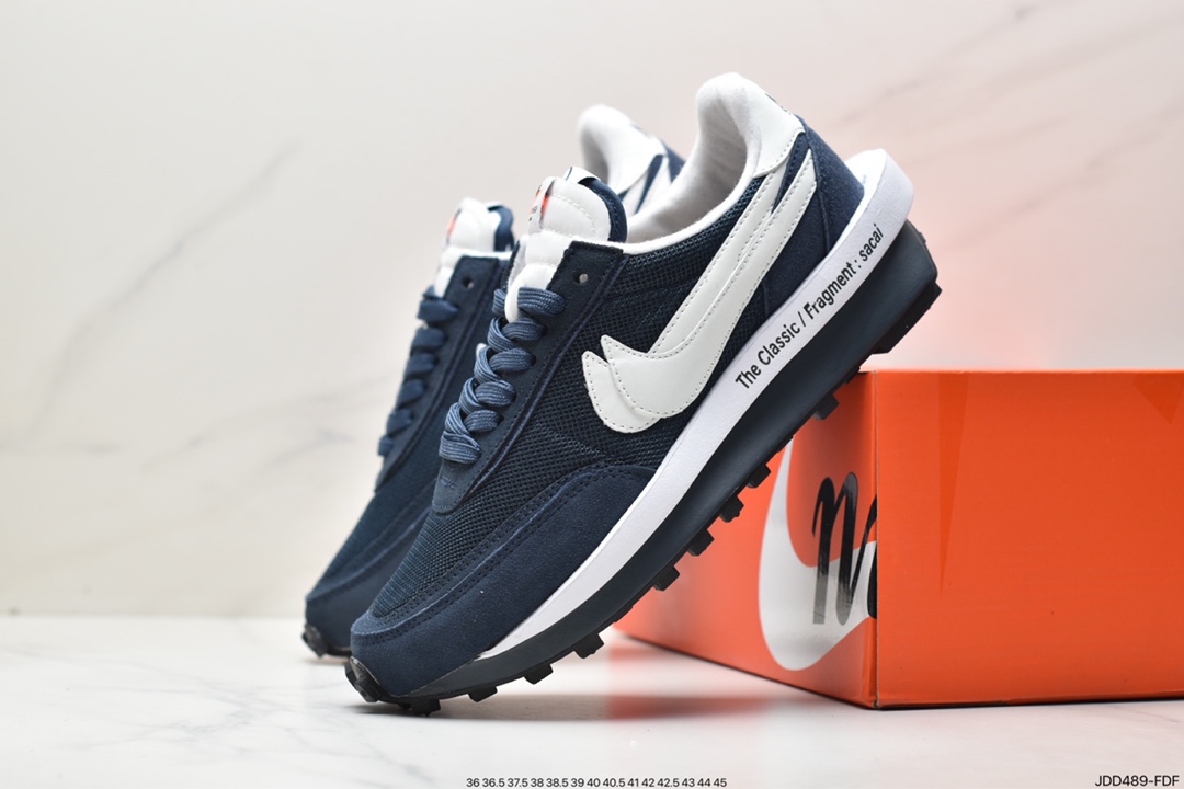 120 Fragment design x Sacai x Nike LDV Waffle Daybreak 藤原浩闪电三方联名深 DH2684-400