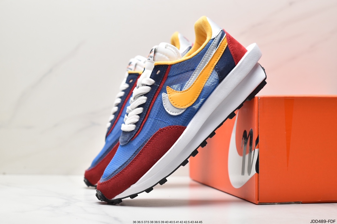 120 Fragment design x Sacai x Nike LDV Waffle Daybreak 藤原浩闪电三方联名深 DH2684-400