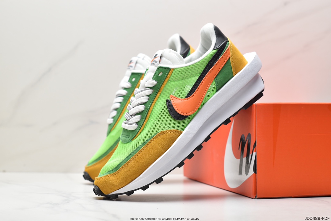 120 Fragment design x Sacai x Nike LDV Waffle Daybreak 藤原浩闪电三方联名深 DH2684-400
