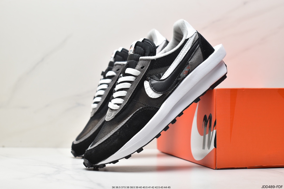 120 Fragment design x Sacai x Nike LDV Waffle Daybreak 藤原浩闪电三方联名深 DH2684-400