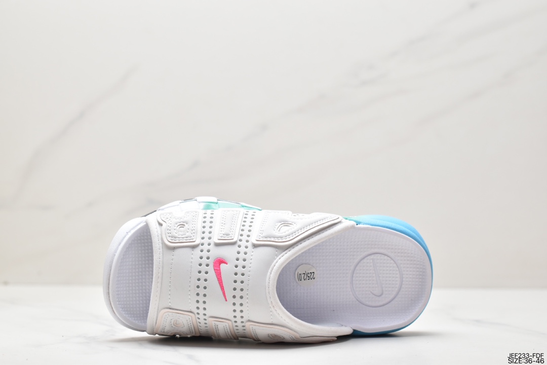155 NIKE AIR MORE Uptempo Slide皮蓬拖鞋 FN3437-161