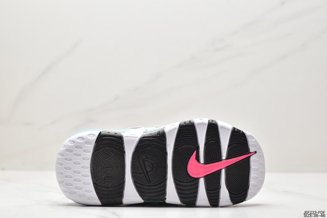 155 NIKE AIR MORE Uptempo Slide皮蓬拖鞋 FN3437-161