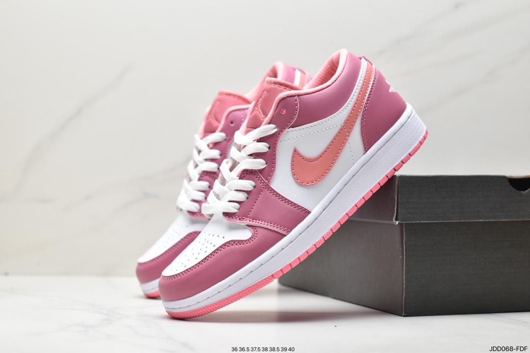 120 耐克Nike Air Jordan 1 Low PRM”Elephant Print”AJ1乔丹一代低帮篮球鞋 553560-616