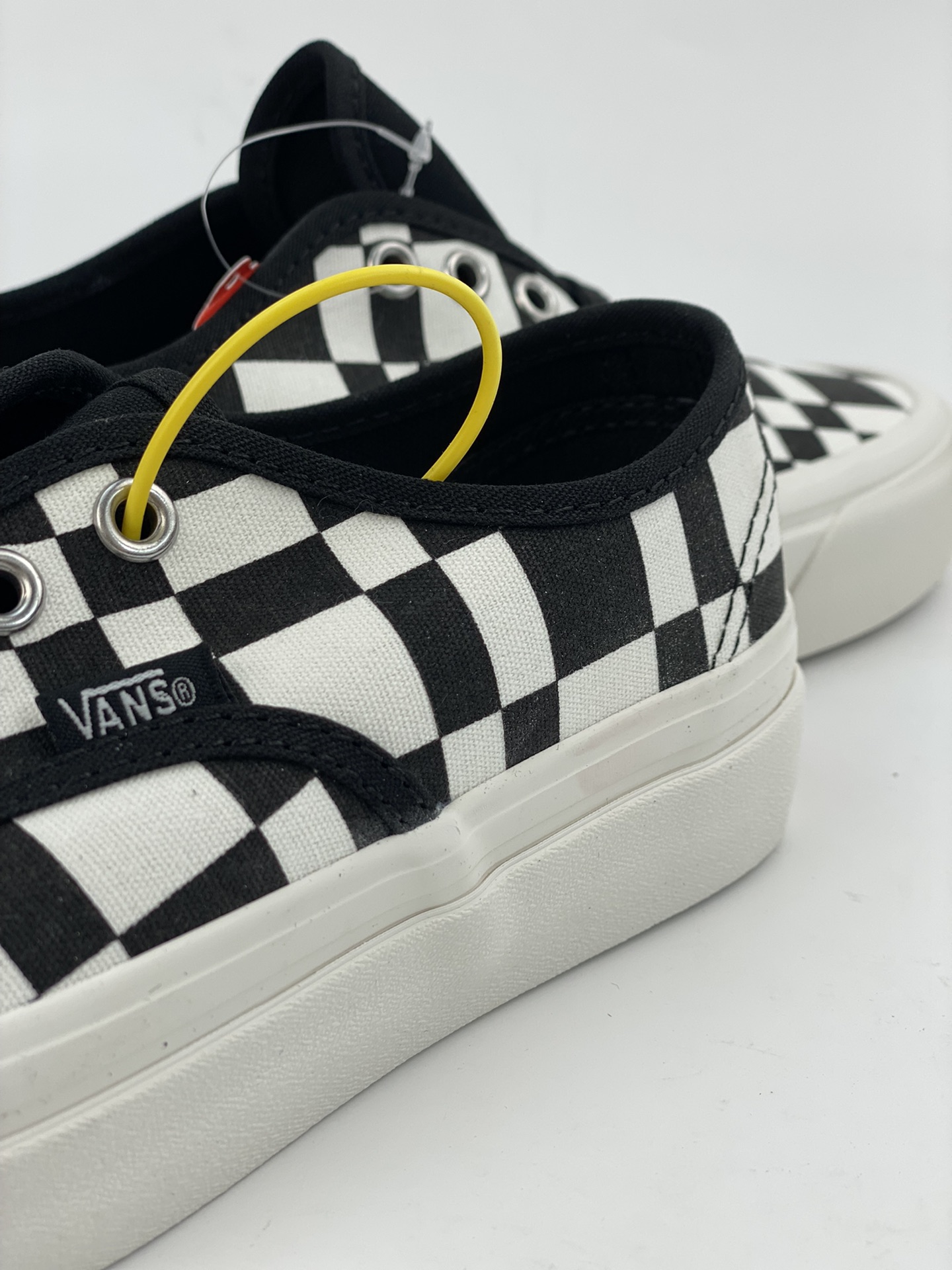 VANS Woven Check Authentic 44 DX irregular checkerboard pattern sneakers