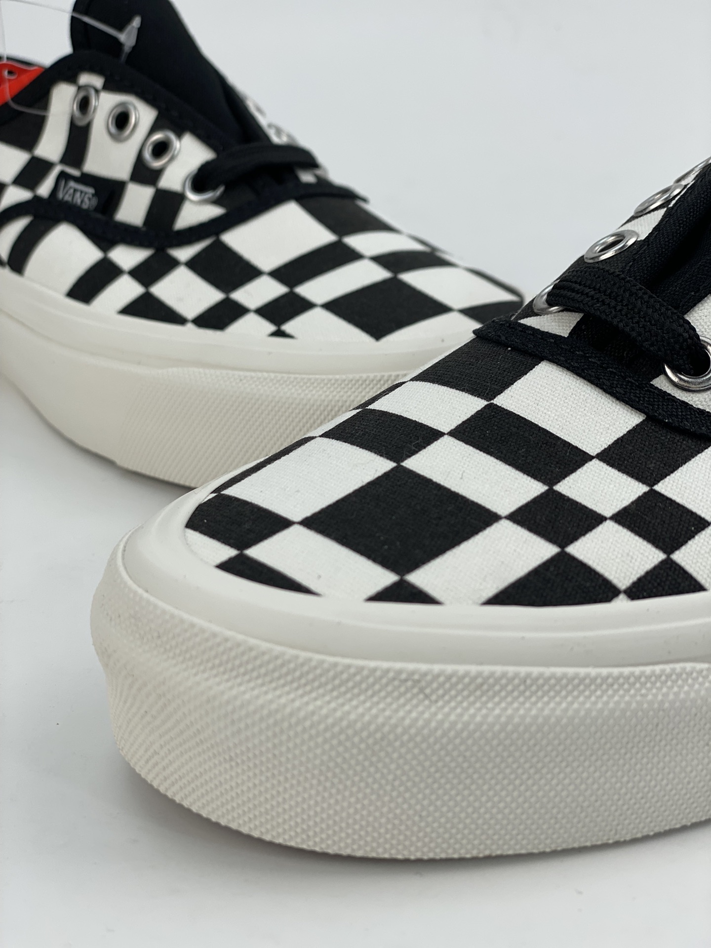 VANS Woven Check Authentic 44 DX irregular checkerboard pattern sneakers