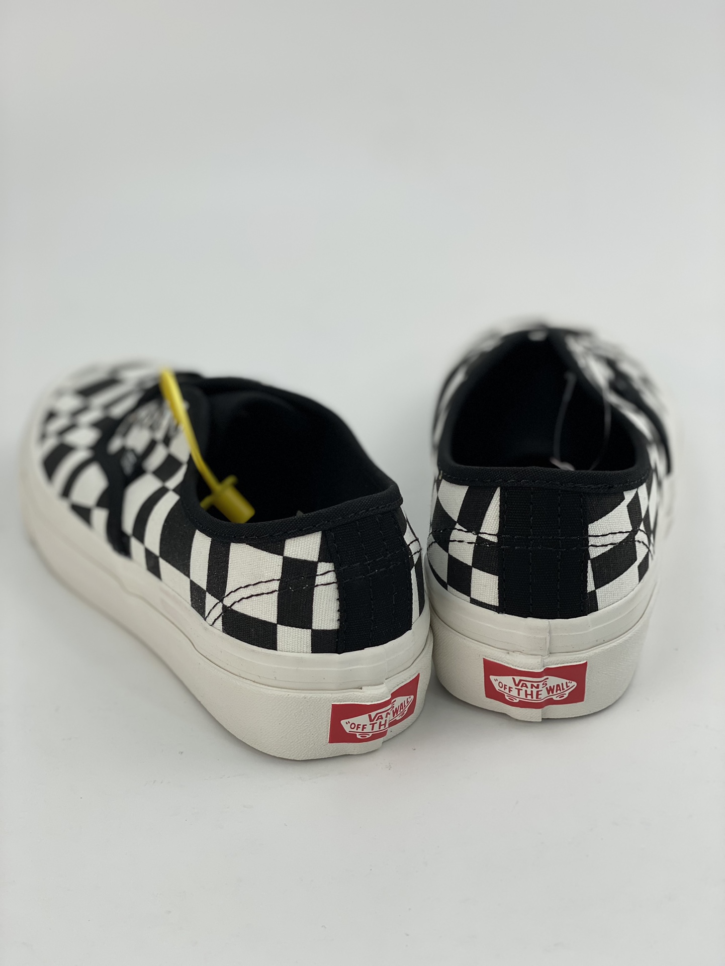 VANS Woven Check Authentic 44 DX irregular checkerboard pattern sneakers