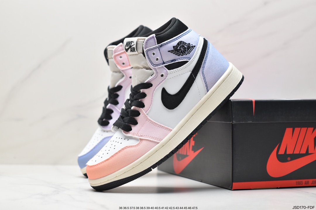 200 Air Jordan 1 High 0G ”Craft” 复古篮球鞋天际线 DX0054-805