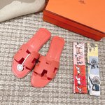 Hermes Luxury
 Shoes Sandals Slippers Calfskin Cowhide Genuine Leather Fashion