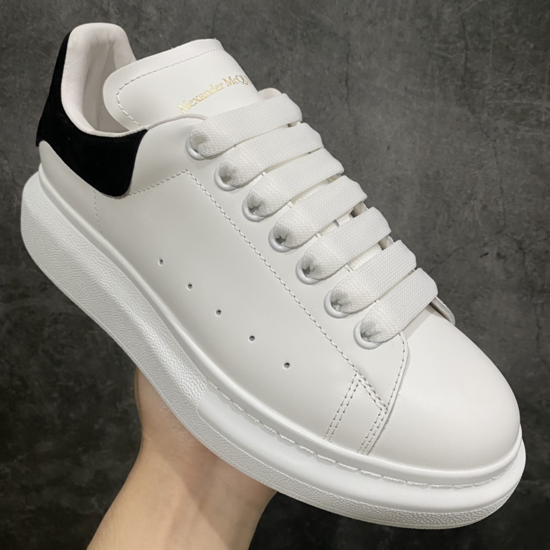 Alexander McQueen/Alexander McQueen platform shoes thick-soled height-enhancing white shoes