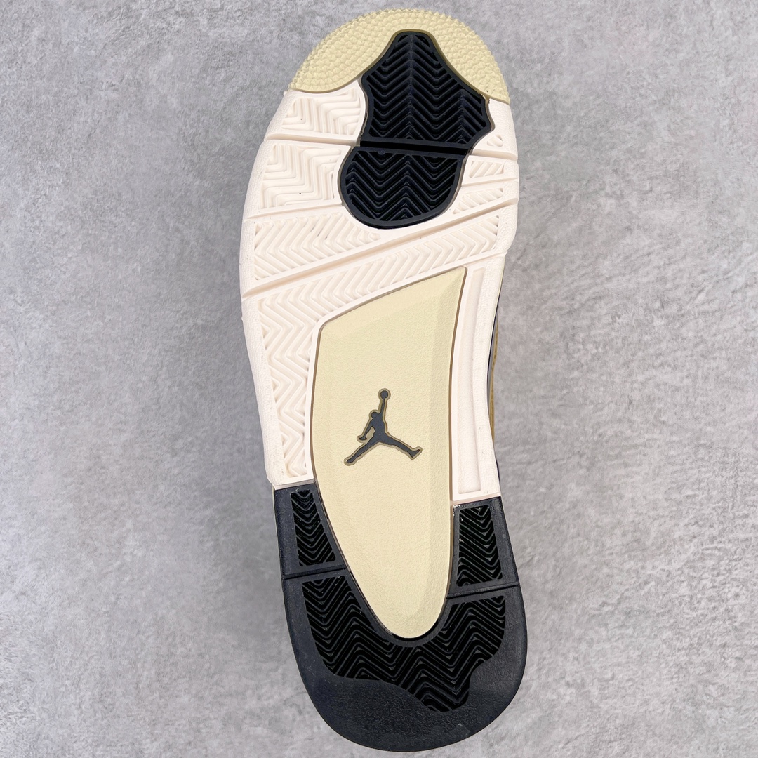 图片[9]-＃PB版 福利特价 Air Jordan AJ4 Retro 耗时半年巨作 全套原纸板楦头开发 调试30余版 确保原汁原味完美呈现四代版型 一比一鞋头弧度高度趴度鞋身弧度 此版本只针对中端市场 皮料材质有所更替 其他数据细节工艺流程均保持公司一致 细节品控鞋型随意秒杀市面3XX 4XX 原厂TPU网格鞋带扣 正确内里网布 菱角分明不变形无多余毛边 柔软性质感一致于原鞋 原厂织唛标 原厂飞人电绣工艺 独家绑鞋带手法 印刷中底布 四线拉帮 米色美纹纸贴合固定 进口港宝加持 后跟自然饱满 全鞋荧光划线卡点 追求极致完美 每一双都是工艺品 多重QC质检 超越公司货的品控标准 实实在在的免检产品 尺码：40 40.5 41 42 42.5 43 44 44.5 45 46 47.5-选品中心