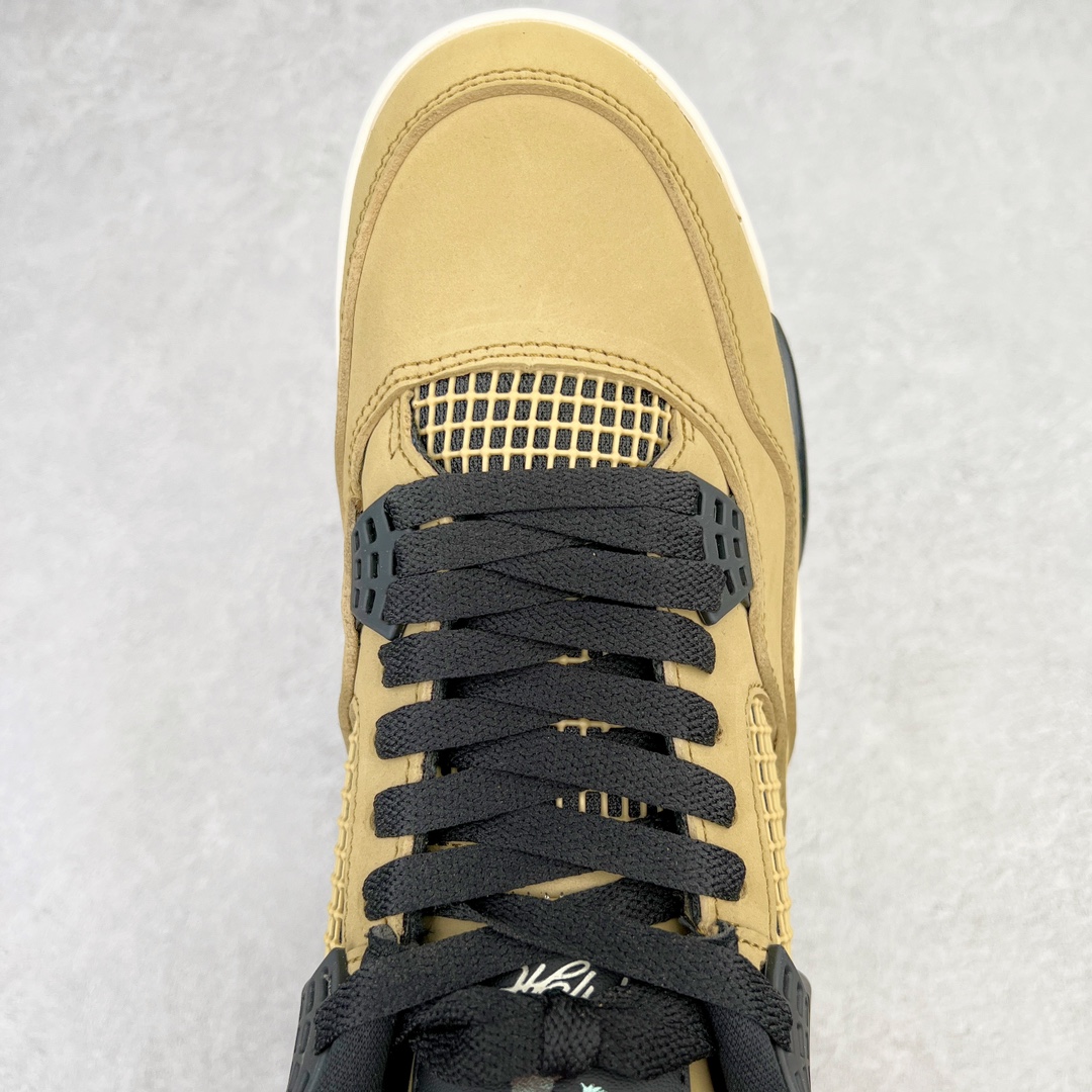 图片[4]-＃PB版 福利特价 Air Jordan AJ4 Retro 耗时半年巨作 全套原纸板楦头开发 调试30余版 确保原汁原味完美呈现四代版型 一比一鞋头弧度高度趴度鞋身弧度 此版本只针对中端市场 皮料材质有所更替 其他数据细节工艺流程均保持公司一致 细节品控鞋型随意秒杀市面3XX 4XX 原厂TPU网格鞋带扣 正确内里网布 菱角分明不变形无多余毛边 柔软性质感一致于原鞋 原厂织唛标 原厂飞人电绣工艺 独家绑鞋带手法 印刷中底布 四线拉帮 米色美纹纸贴合固定 进口港宝加持 后跟自然饱满 全鞋荧光划线卡点 追求极致完美 每一双都是工艺品 多重QC质检 超越公司货的品控标准 实实在在的免检产品 尺码：40 40.5 41 42 42.5 43 44 44.5 45 46 47.5-选品中心