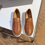 Brunello Cucinelli Shoes Loafers Cowhide Rubber Summer Collection