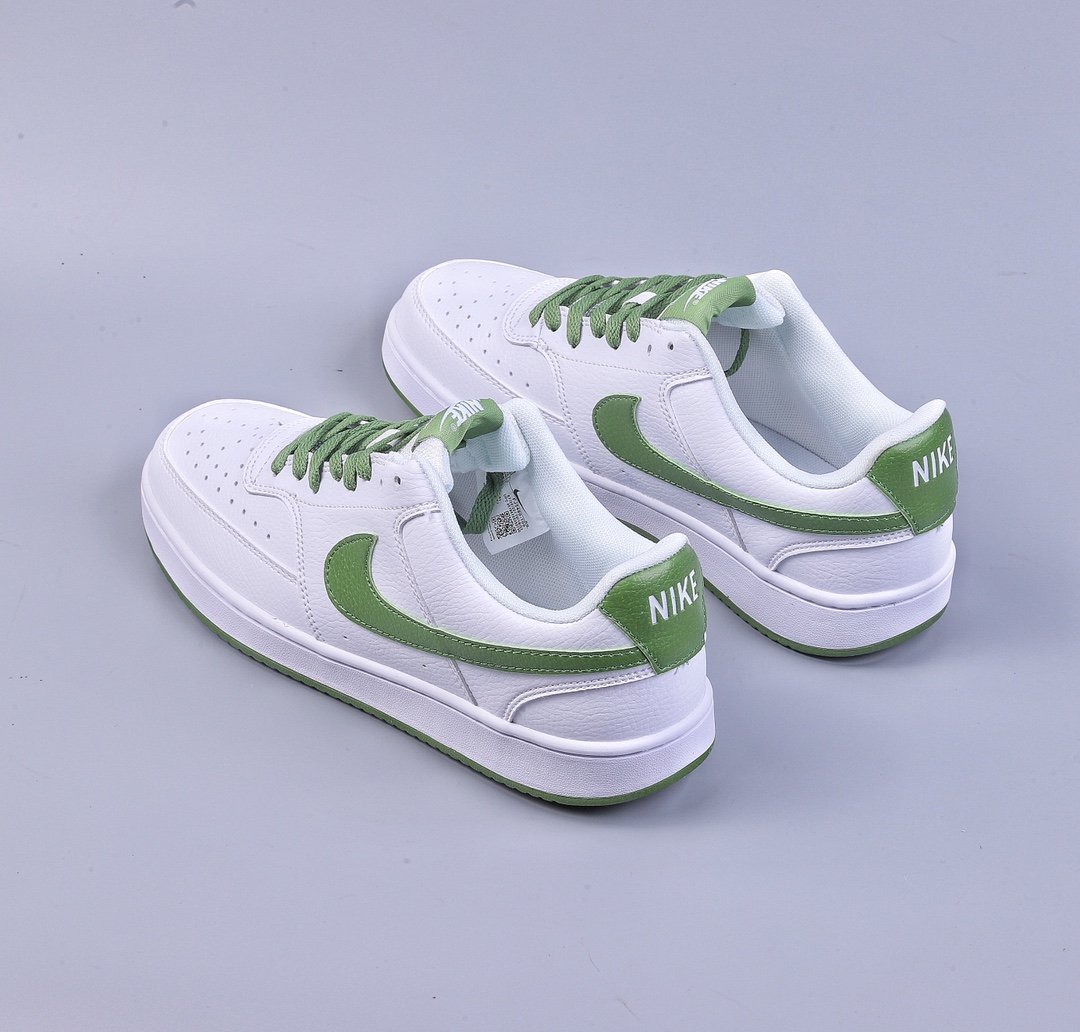 NIKE COURT VISION LOW white green low-top versatile breathable casual sports shoes FJ5480-100