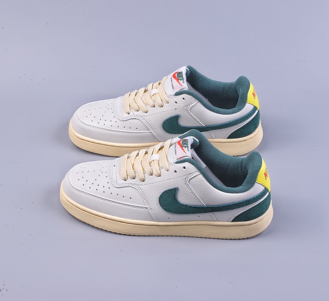 Nike Court Vision LO NCPS sail white green low-top versatile breathable casual sports shoes FD0320-133