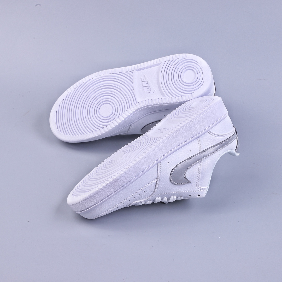 NIKE COURT VISION LOW white gray low-top versatile breathable casual sports shoes CD5434-111