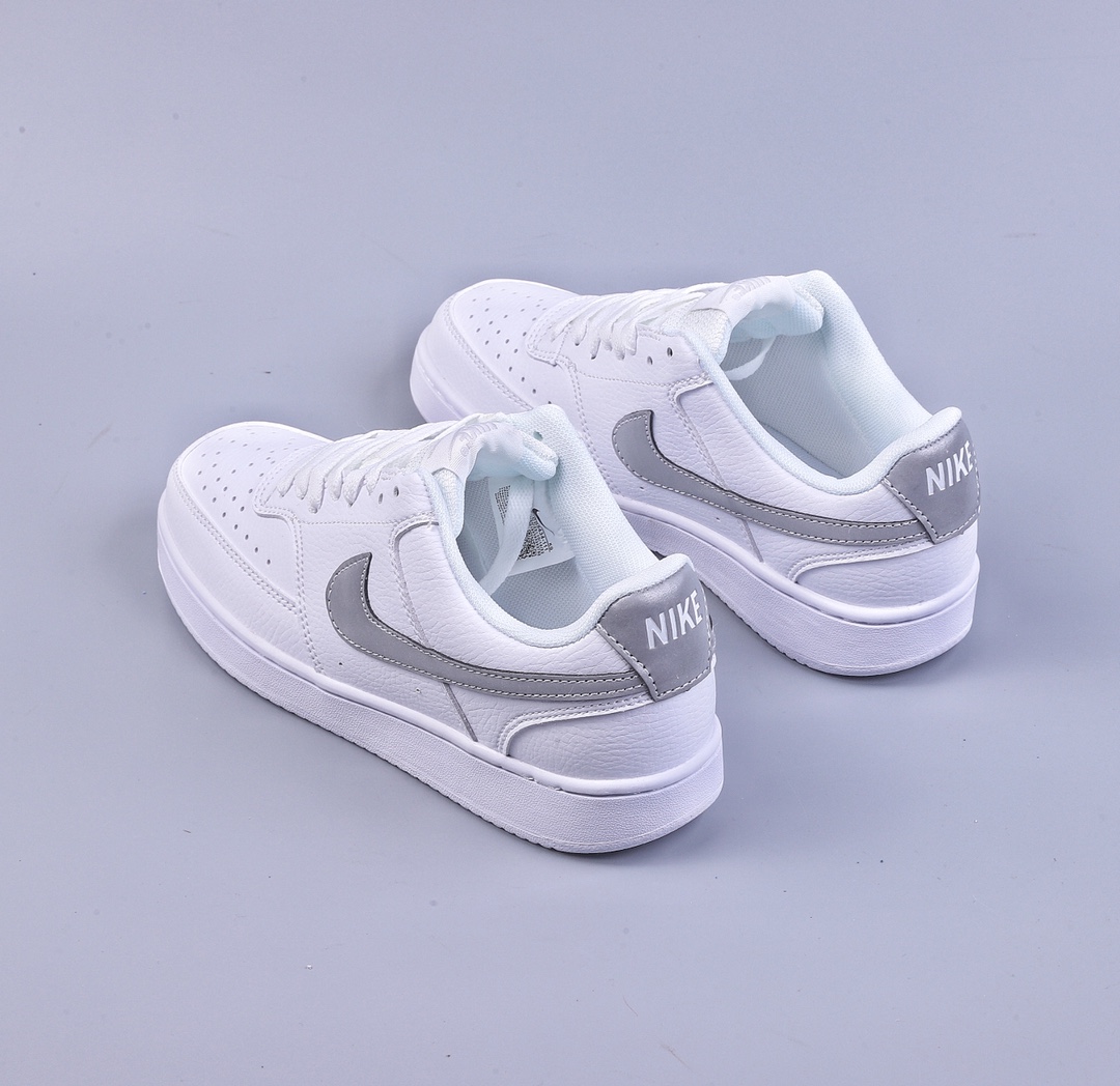 NIKE COURT VISION LOW white gray low-top versatile breathable casual sports shoes CD5434-111