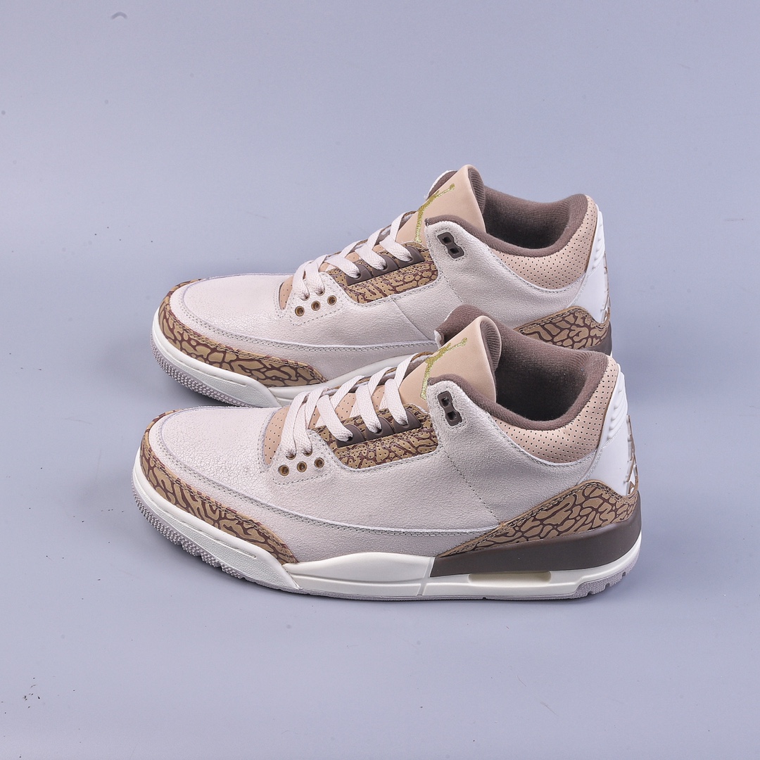 240 Air Jordan 3 ”Palomino” AJ3 乔3摩卡爆裂纹 CT8532-102
