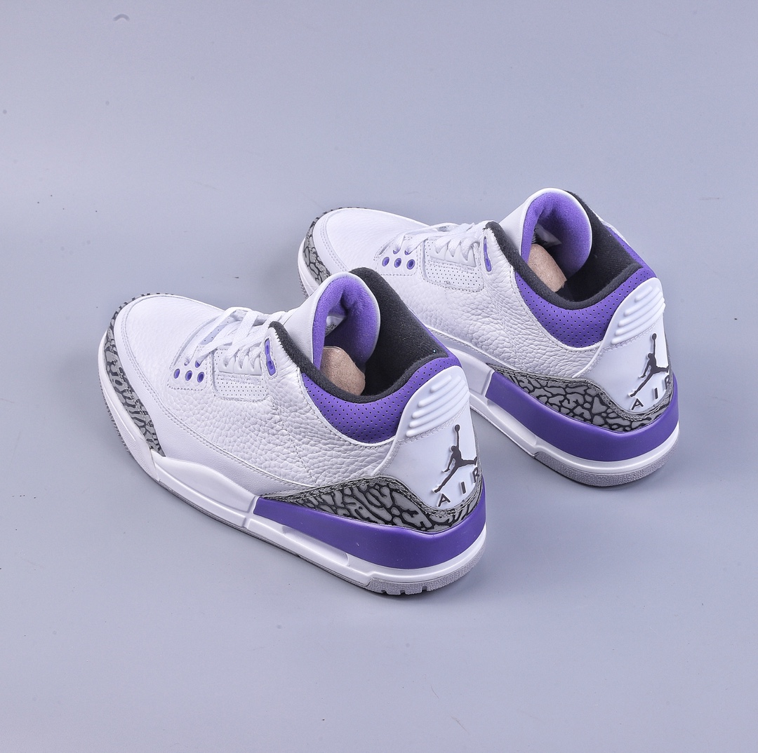 Air Jordan 3 Retro ”Dark Iris” 白紫 CT8532-105