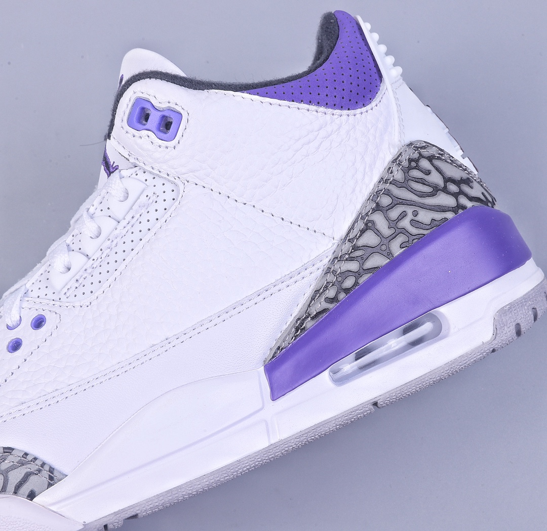 Air Jordan 3 Retro ”Dark Iris” 白紫 CT8532-105