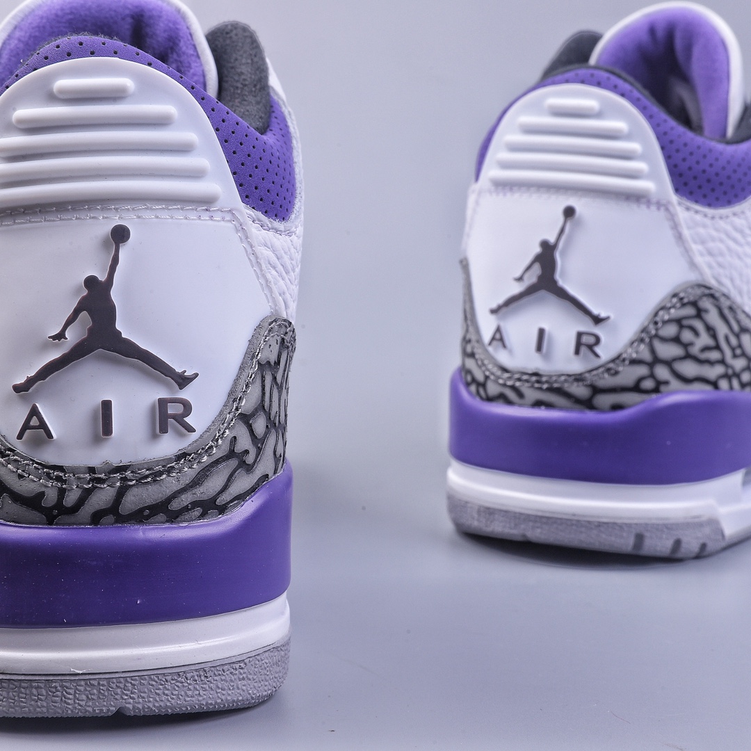 Air Jordan 3 Retro ”Dark Iris” 白紫 CT8532-105