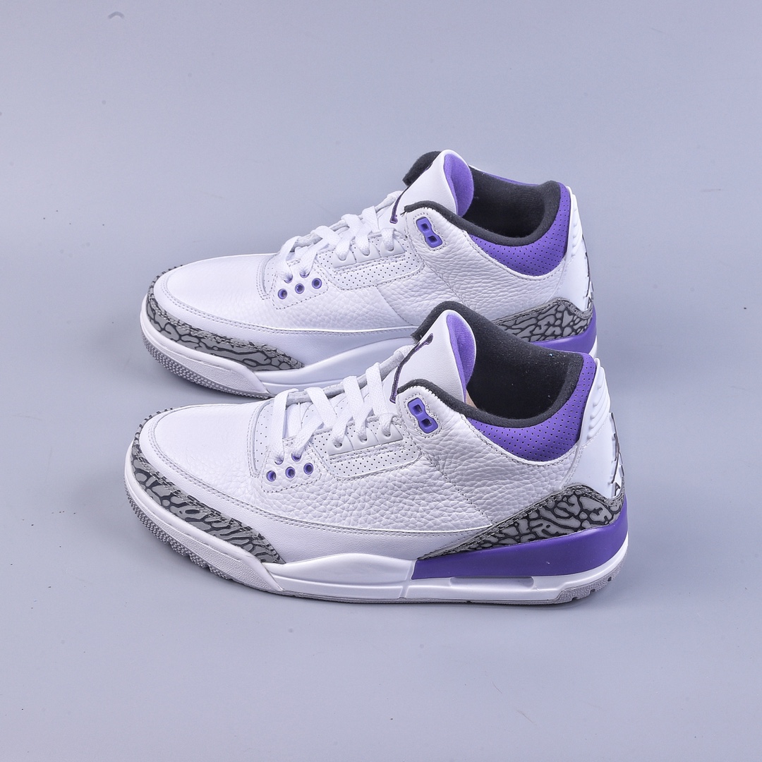 Air Jordan 3 Retro ”Dark Iris” 白紫 CT8532-105