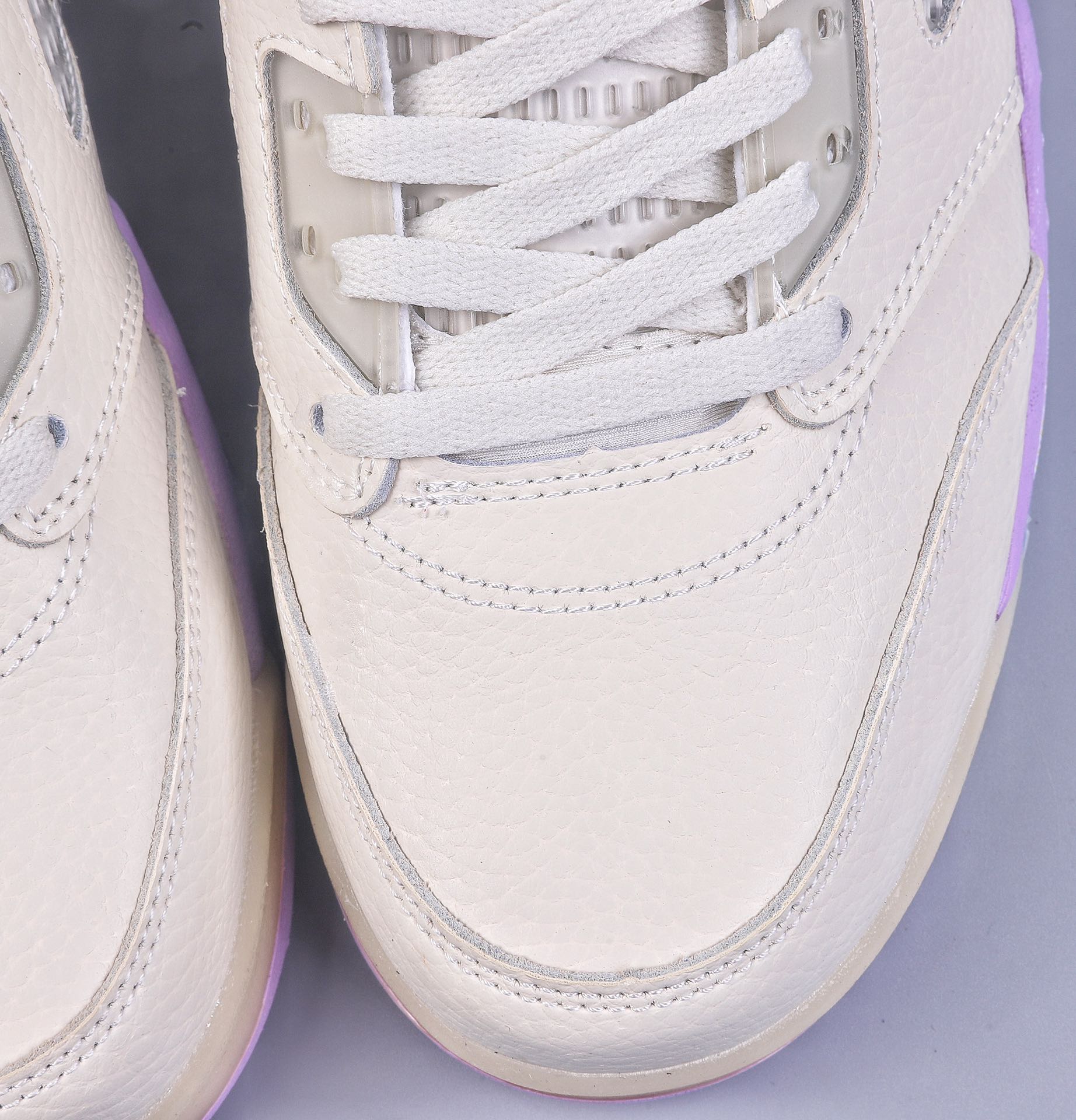 Air Jordan 5 ”Marshmallow We The Best” features an off-white leather upper DV4982-175