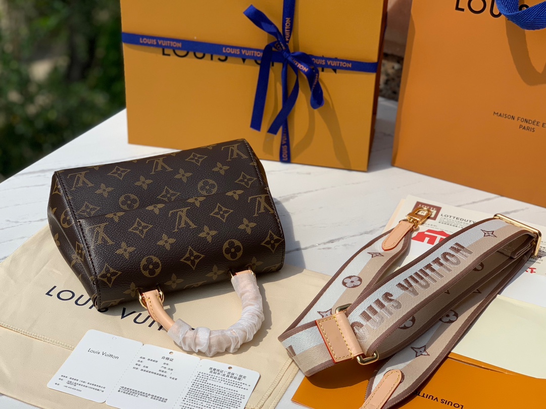 🌼尺寸20×16×7.5cm🇭🇰香港贸易公司订单！不消停的Lv 又出来一款爆款，M46055Cluny 