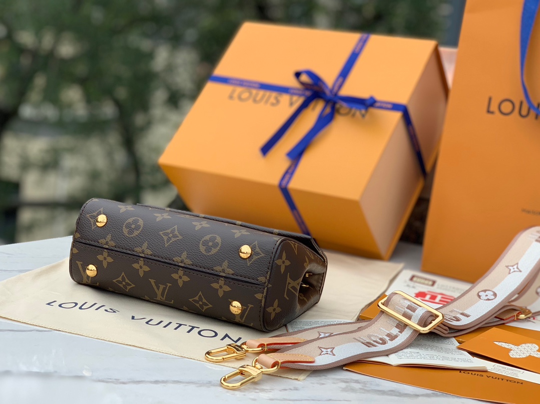 🌼尺寸20×16×7.5cm🇭🇰香港贸易公司订单！不消停的Lv 又出来一款爆款，M46055Cluny 