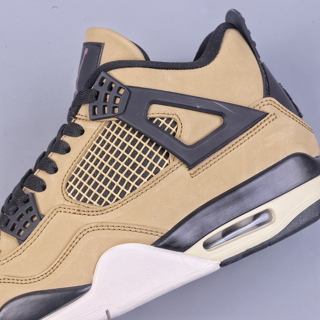 PB Air Jordan 4 Retro ”Mushroom” Pearl Milk Tea AQ9129-200