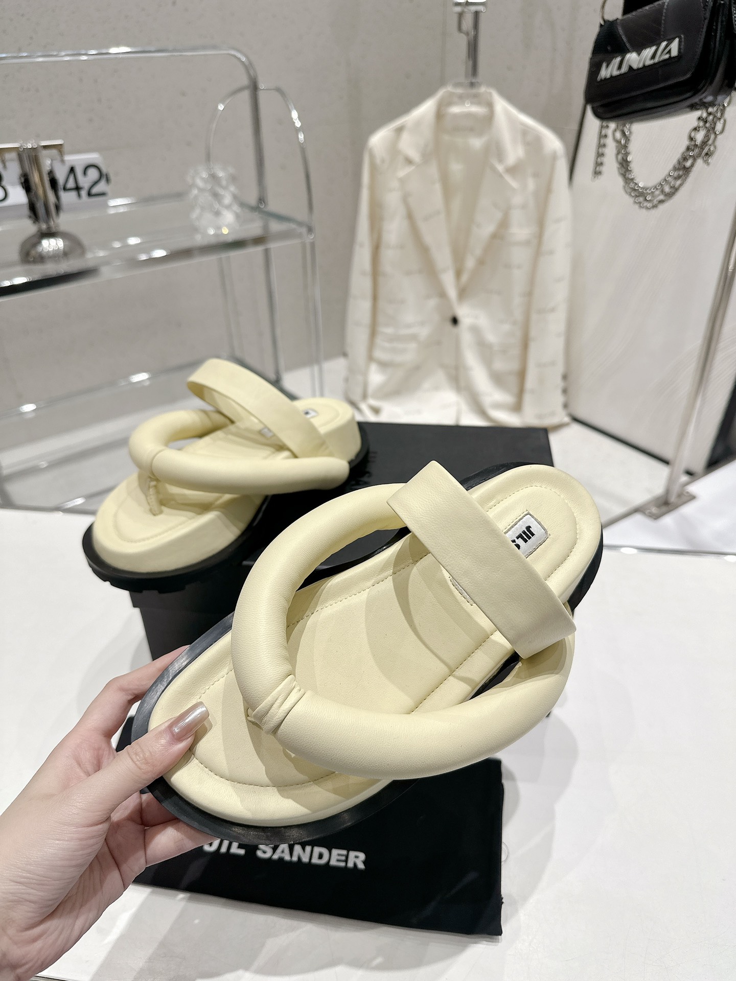 JilSander吉尔桑达猪大肠厚底