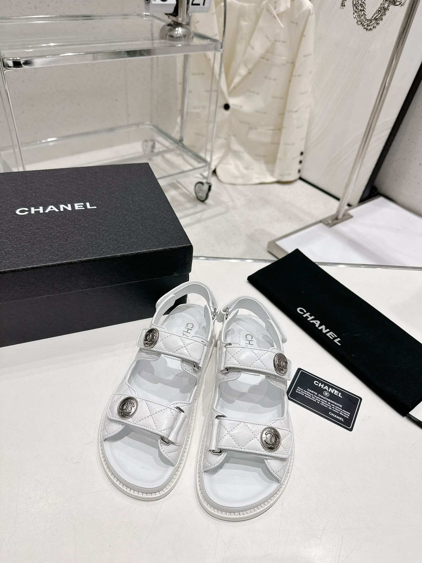 香奈儿Chanel沙滩凉鞋2023色