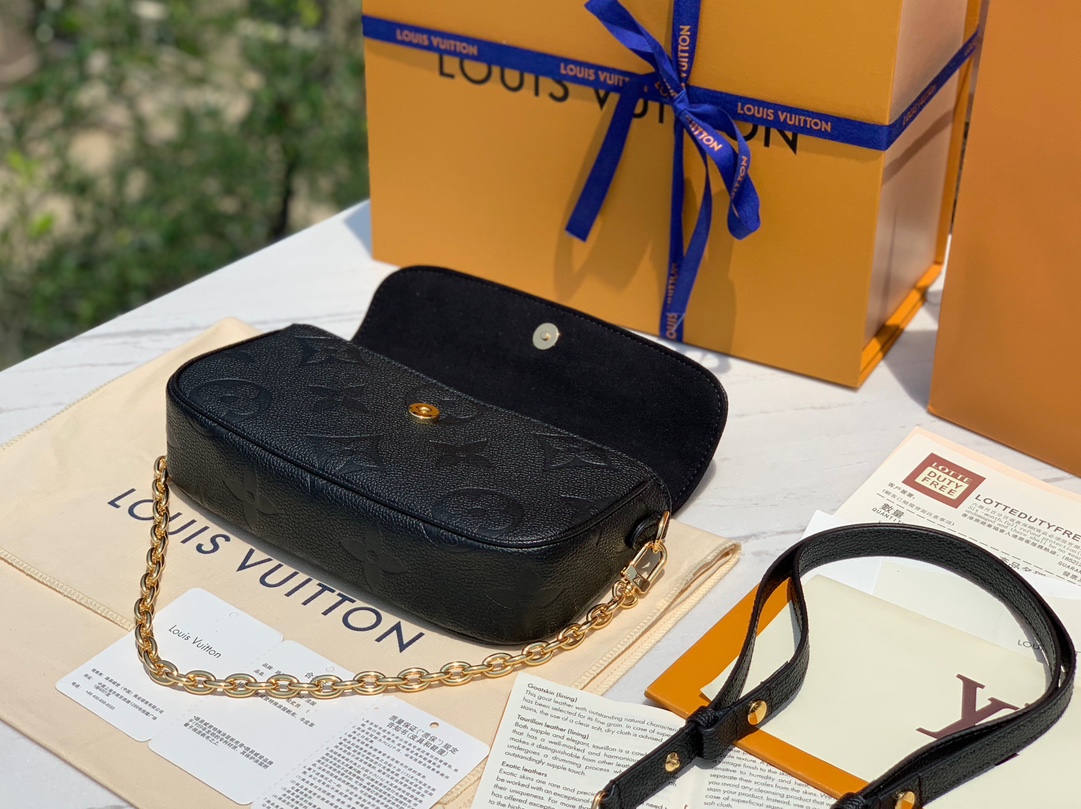 🌼 m82210尺寸23.5×12×4.3cm🇭🇰香港贸易公司订单！Lv 全皮压花Ivy大麻将包，渠道原