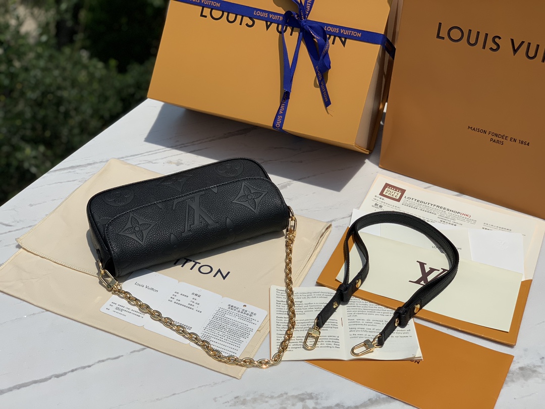 🌼 m82210尺寸23.5×12×4.3cm🇭🇰香港贸易公司订单！Lv 全皮压花Ivy大麻将包，渠道原