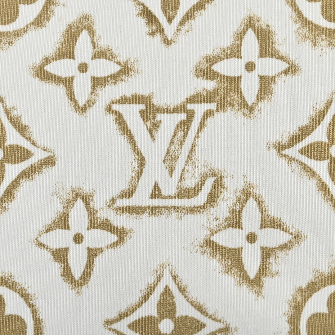 170 Louis Vuitton/路易威登 23ss 古铜色满印老花短袖