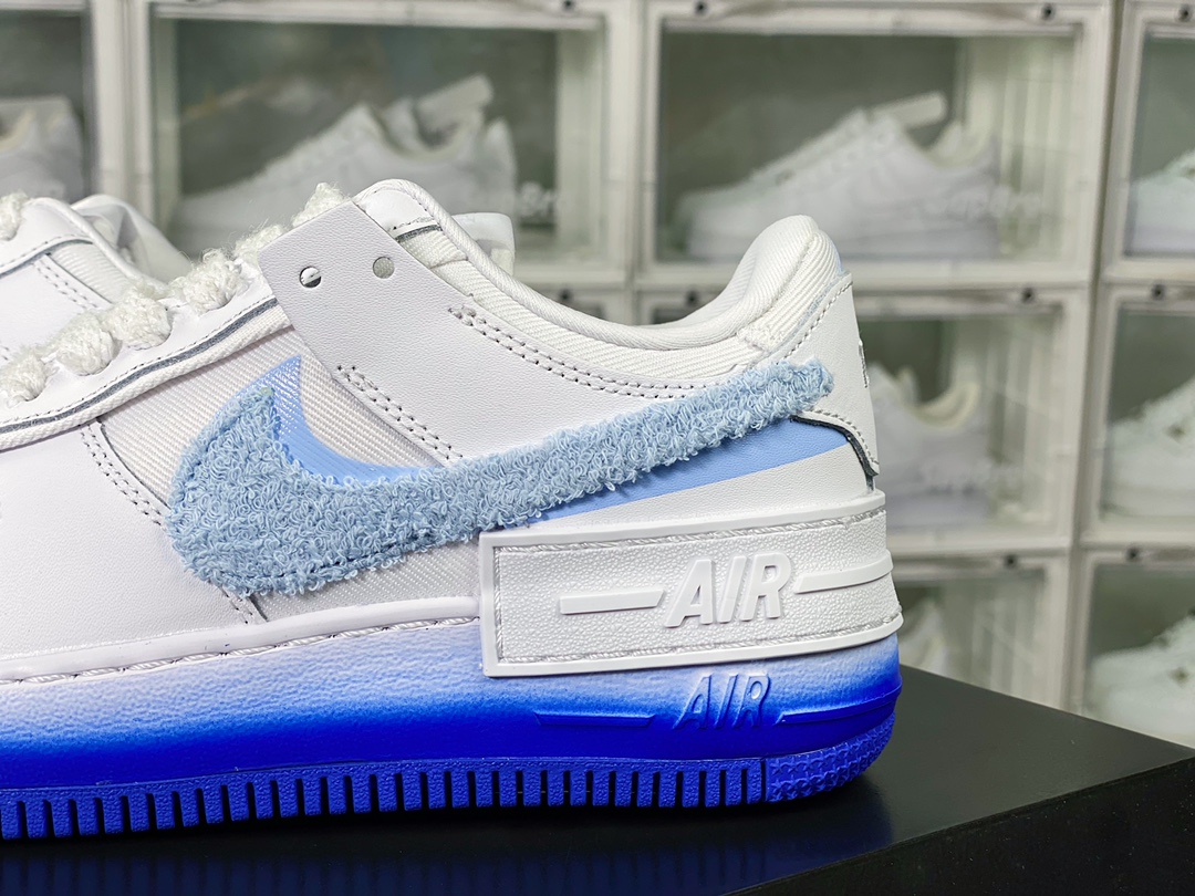 200 WMNS Air Force 1 Shadow"Pastel"空军一号板鞋“白蓝毛巾勾”FJ4567-100