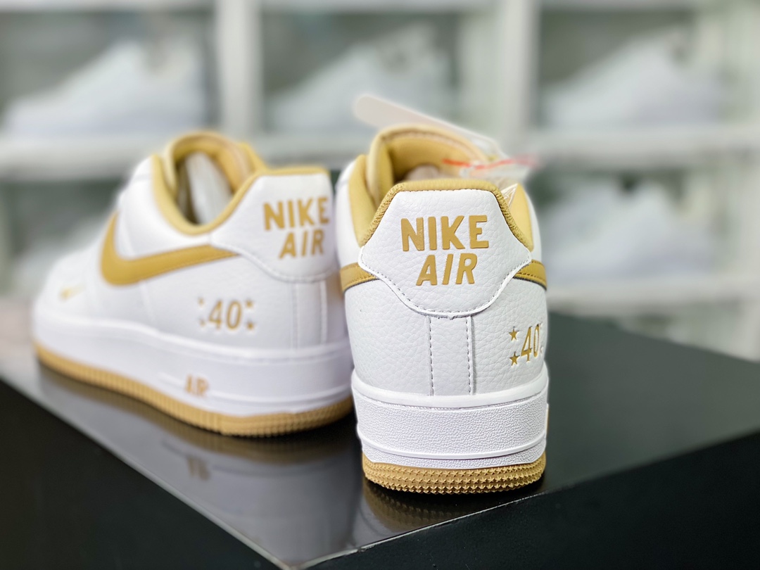 Air Force 1'07”40th Anniversary/White Royal Blue” Air Force One sneakers ”40th Anniversary Edition White Royal Yellow Hook” MN5263-122