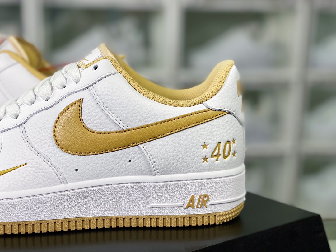 Air Force 1'07”40th Anniversary/White Royal Blue” Air Force One sneakers ”40th Anniversary Edition White Royal Yellow Hook” MN5263-122