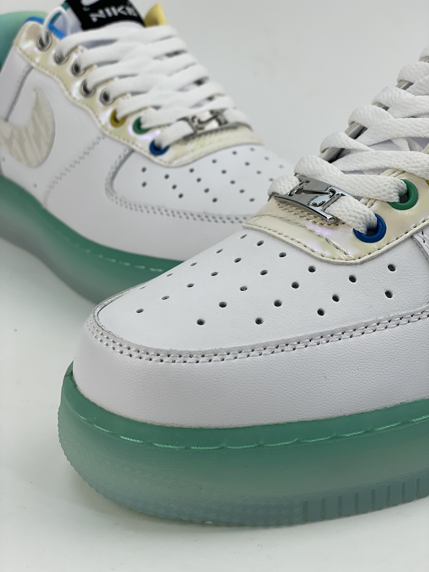 220 Nike Air Force 1 Low 07 白绿水晶底 FJ7066-114