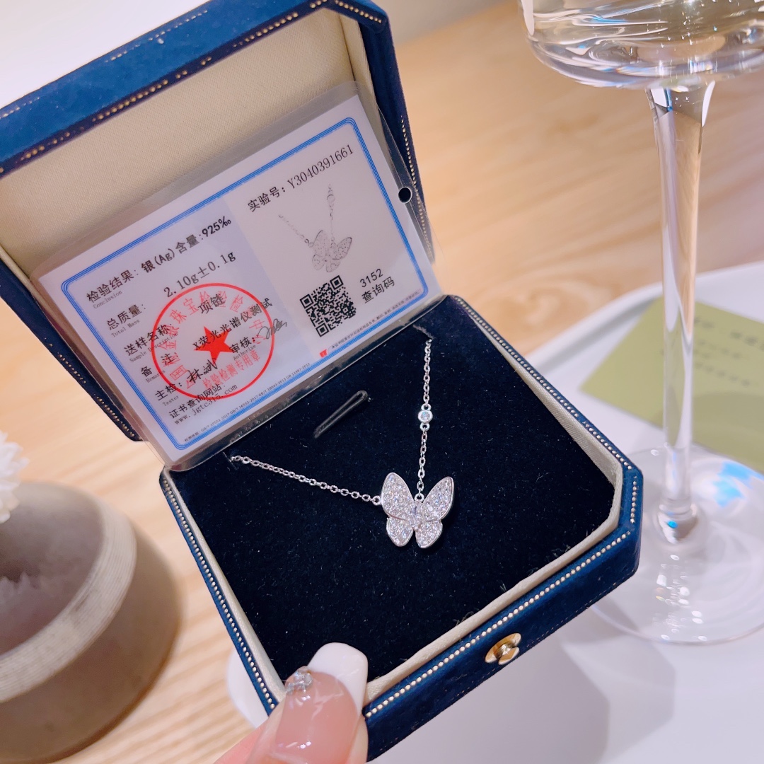 幻想的高品質シルバーネックレスシルバー ウェディングギフト