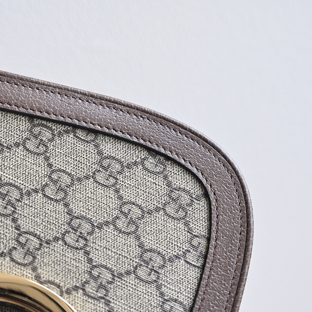 Gucci Officially selling 699268 brown GG blondie interlocking double G presbyopic more detailed pictures