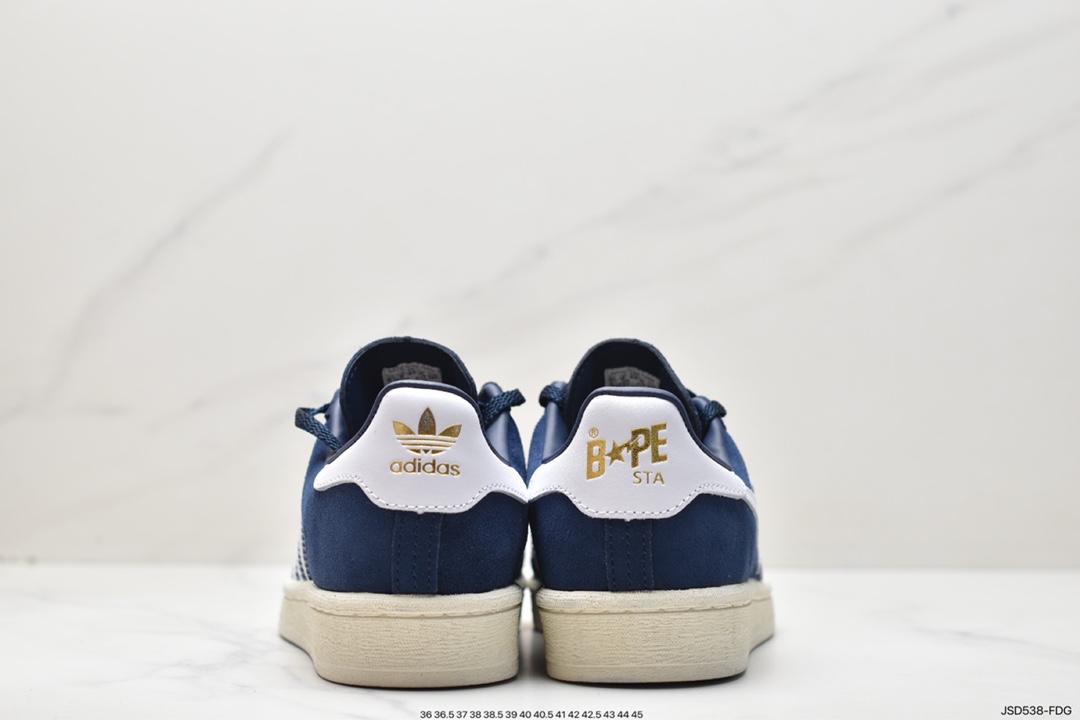 Adidas originals x A BATHING APE Campus 80 20th anniversary collaboration ID4770