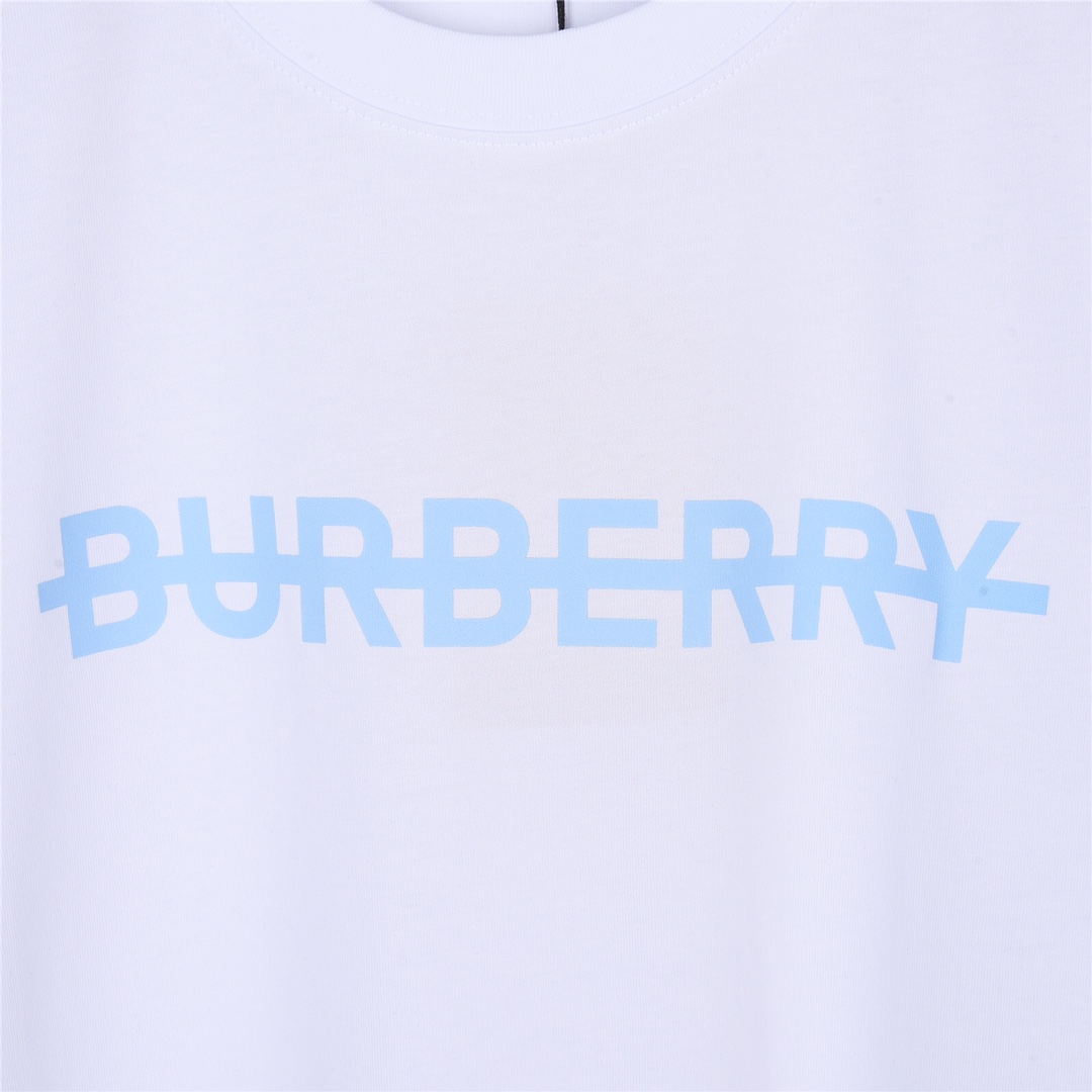 160 Burberry/巴宝莉 23SS夏季新款Logo字母印花短袖