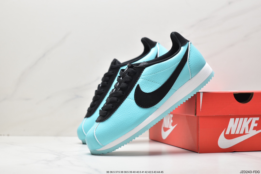 Nike Classic Cortez new color classic Forrest Gump casual running shoes DZ1382-400