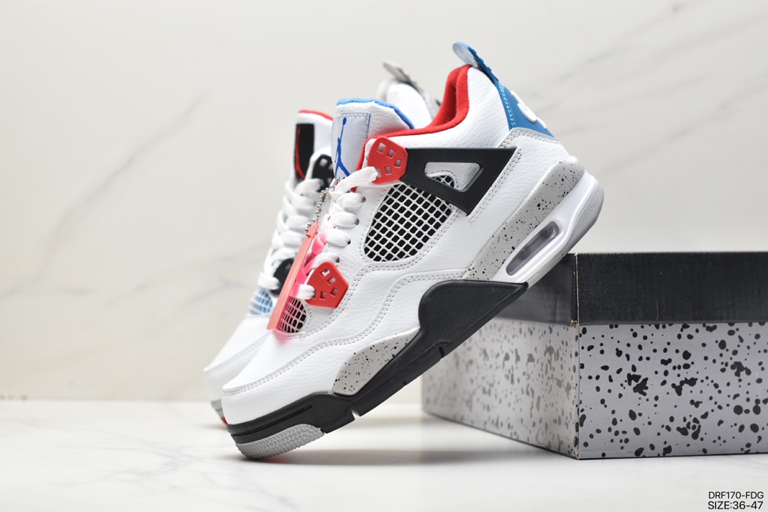 Jordan Air Jordan 4 Retro OG ”Fire Red” Michael Jordan AJ4 mid-top basketball shoes DR5414–101