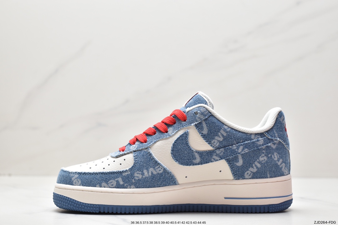 Official limited release of Levi's × Nike Air Force 1 Low Levi's joint sneakers VT5698-568