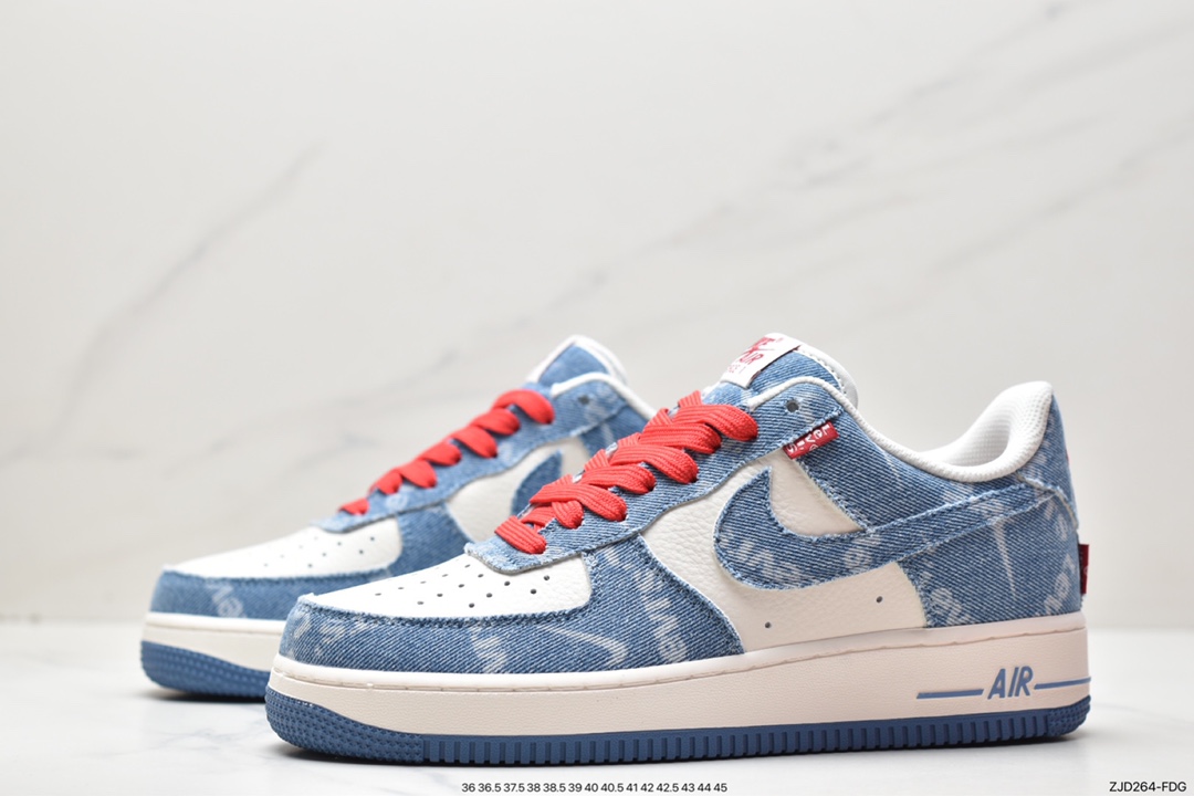 Official limited release of Levi's × Nike Air Force 1 Low Levi's joint sneakers VT5698-568