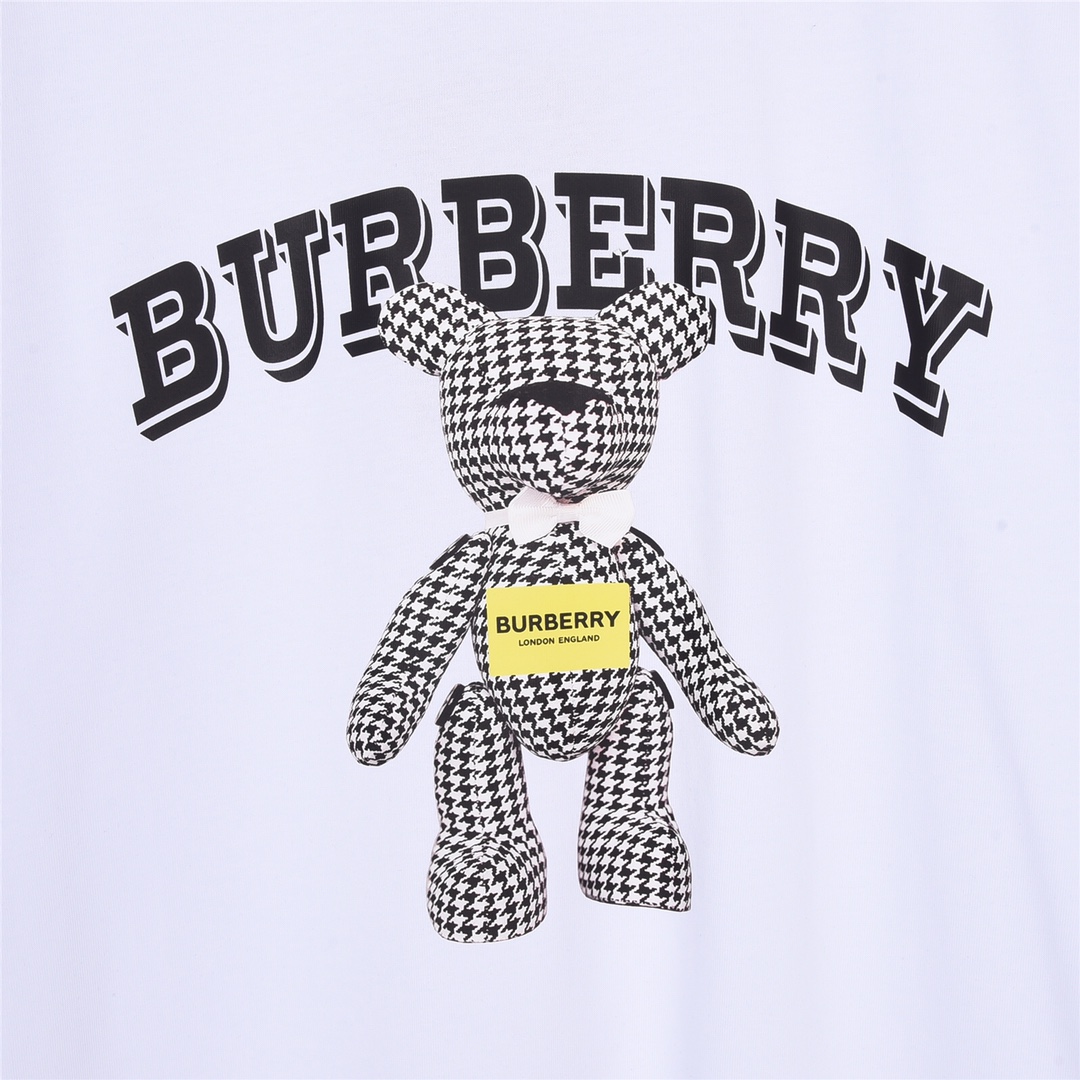 160 Burberry/巴宝莉 23SS夏季新款潮牌熊印花短袖