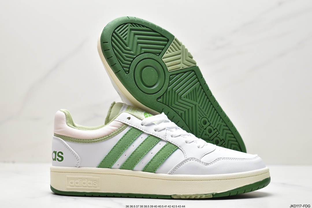 Adidas HOOPS 3.0MID Rome series mid-cut retro lace-up versatile casual sports shoes GX9773