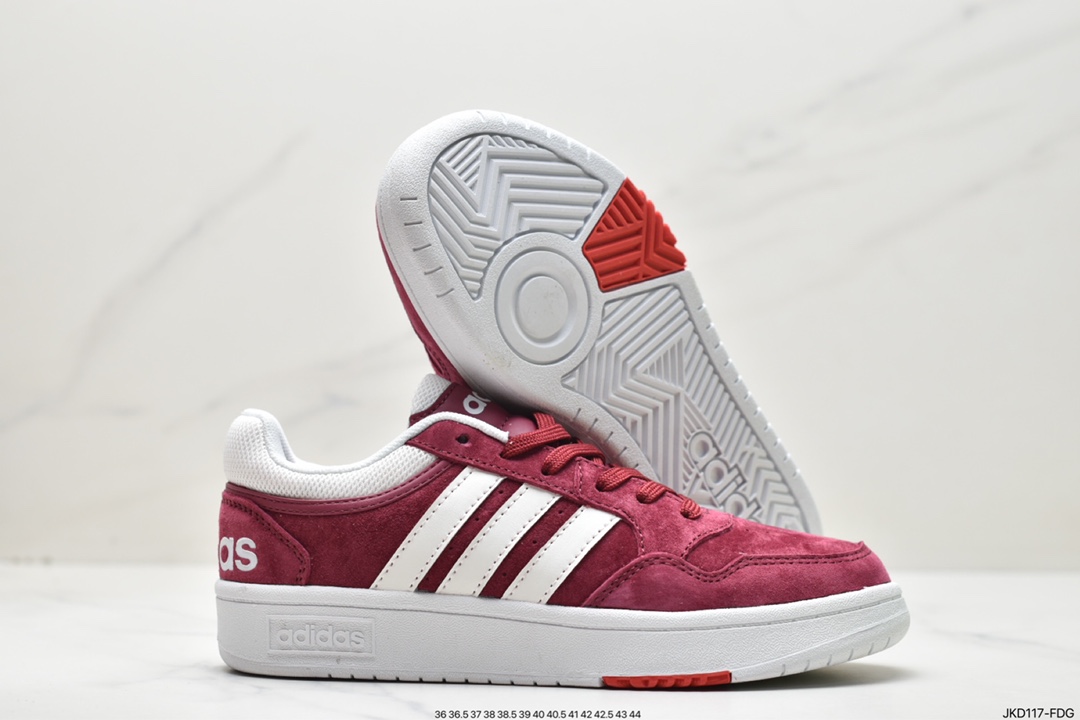 Adidas HOOPS 3.0MID Rome series mid-cut retro lace-up versatile casual sports shoes GX9773